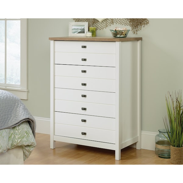 Sauder Cottage Road 4 Drawer Chest Sw/lo , Safety tested for stability to help reduce tip-over accidents 423998 - main